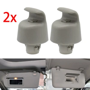 2X Sun Visor Clip LH RH For Nissan Titan Murano Pathfinder Teana Armada X-Trail - Picture 1 of 7