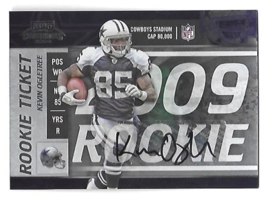 KEVIN OGLETREE 2009 Playoff Contenders Rookie Ticket auto autograph jets PR 493 - Image 1 of 2