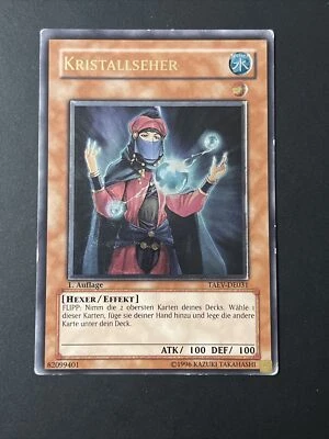 Yu Gi Oh Crystal Seer TAEV-DE031 Ultimate Rare 1 in German - Image 1 of 4