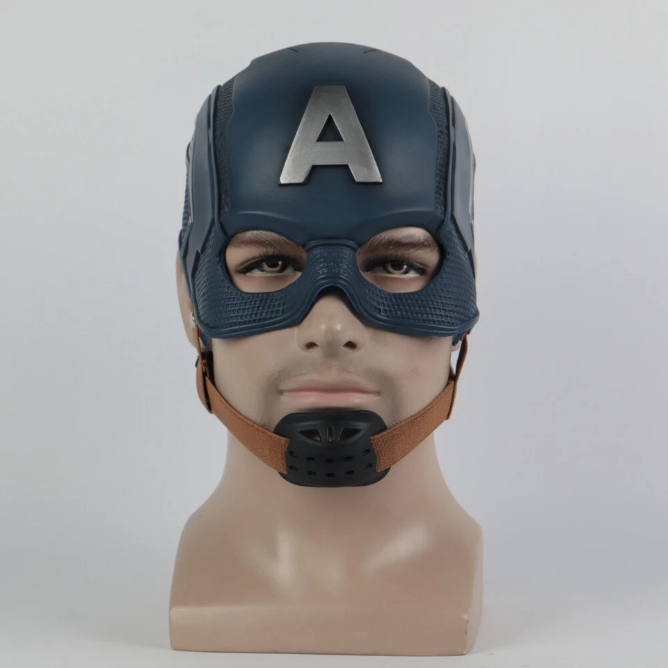 Cosplay Captain America Mask Endgame Superhero Halloween Masquerade Helmet Props - Image 1 of 4