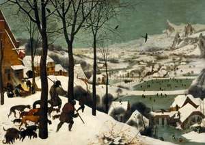 Hunters in the Snow, Winter Pieter Bruegel der Ältere Jagd Schnee B A3 03121 - Bild 1 von 1