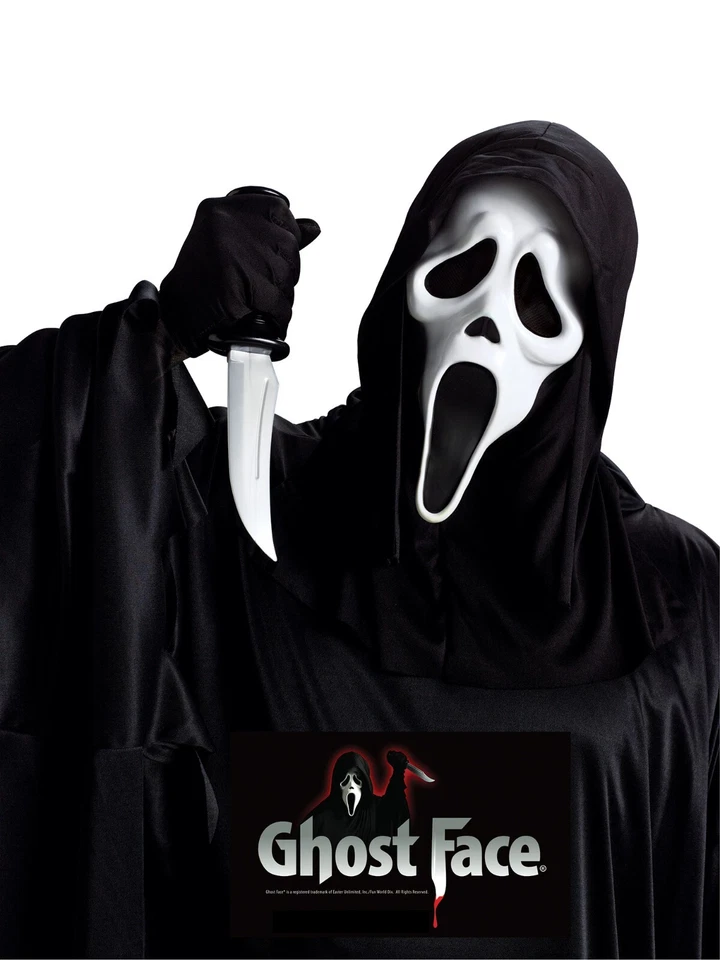 Ghost Face Mask with Knife Set - Fun World Scream - Image 1 of 1