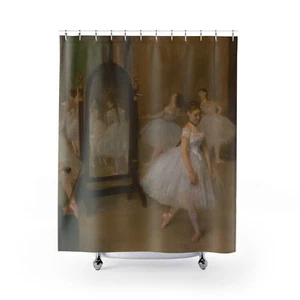 Edgar Degas THE DANCING CLASS Fine Art Unique Shower Curtains - Picture 1 of 3