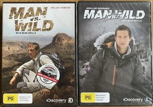 DVD: Man Vs Wild - The Last Frontier + Gruelling Endurance (2 DVDs, Over 500hrs) - Afbeelding 1 van 5