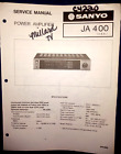 Sanyo Ja400 Power Amplifier Original Service Repair Manual