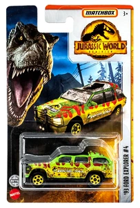 2022 Matchbox Jurassic World Dominion '93 Ford Explorer #4 SMASHED ROOF | FSC - Picture 1 of 1