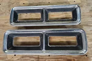 1968 Camaro Tail Light Housings Bezels LH RH GM 5959944 5959943 OEM - Picture 1 of 12