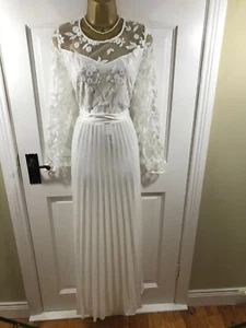 Coast Ivory Floral Embroidered MAXI Dress, UK 18, New With Tags RRP £159 €209 - Picture 1 of 19