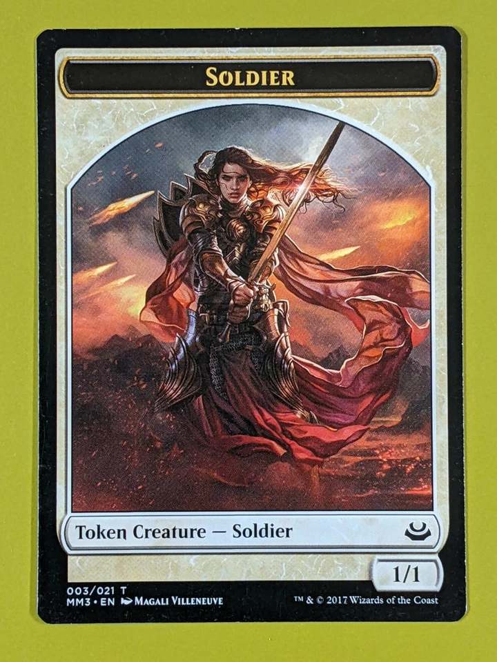 Soldier Token (White) x1 Modern Masters 2017 1x Magic the Gathering MTG - Image 1 of 1