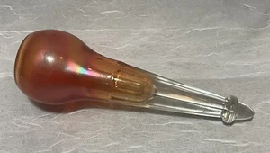Antique Carnival Glass Auto/Hearse Bud Vase c 1920 - Picture 1 of 5