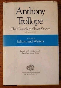 Anthony Trollope Complete Short Stories - Volume II 2  ~ Editors & Writers w/DJ - Picture 1 of 11
