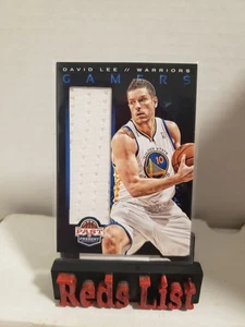 2012-13 Past & Present Gamers Materials David Lee #25 Golden State Warriors  - Imagen 1 de 6