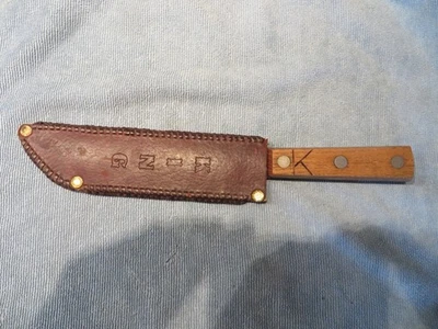 Vintage Case  XX  Old forge 431-7” /leather sheath Carbon Steel Butcher Knife - Image 1 of 4