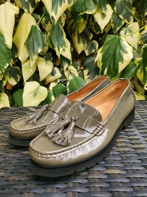 Impresionantes Jones Bootmaker zapatos formales inteligentes charol caqui EU40 nuevos Foto 1 de 4