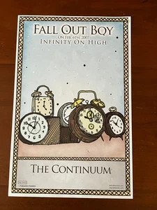 FALL OUT BOY INFINITY ON HIGH RARE PROMO POSTER 11 x 17 PROMOTIONAL 2007 - Picture 1 of 1