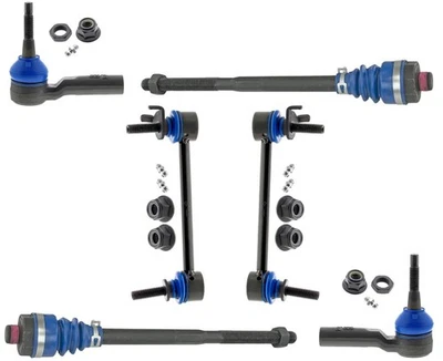 Front Inner & Outer Tie Rods & Links For Chevrolet Silverado 2500 HD 2020-2022 - Image 1 of 4