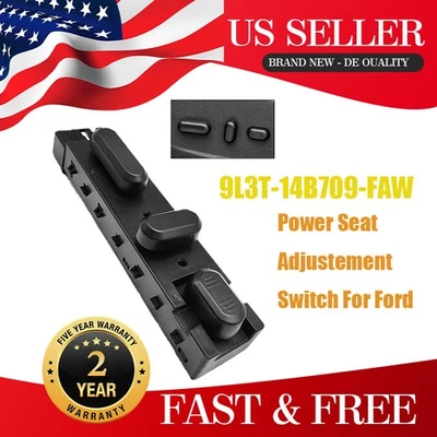 Driver Seat Switch Control for 2006-2019 Ford F15-F550 Lincoln Mercury OE SW7260 - Image 1 of 4