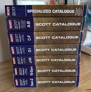 2017 Scott Standard Postage Stamp Catalogue Countries of World A-Z Complete - Picture 1 of 5