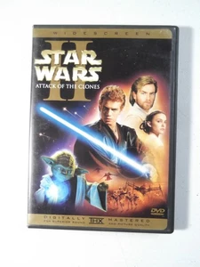 Attack of the Clones Star Wars 2 disc Widescreen Inserts DVD Vtg Nice - Picture 1 of 4