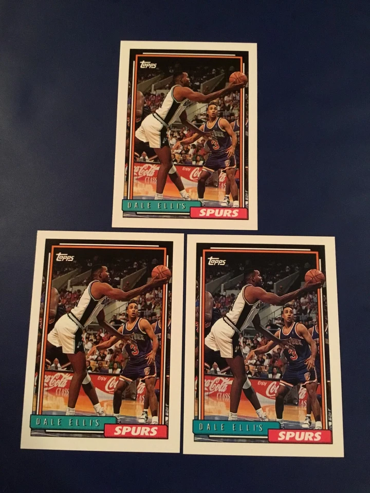 1992-1993 Topps # 361 Dale Ellis Lote 3 San Antonio Spurs ¡Bonito aspecto! Foto 1 de 1