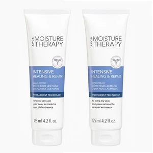 Paquete de 2 crema de manos para piel extra seca de curación y reparación intensiva Avon Moisture Therapy - Imagen 1 de 2