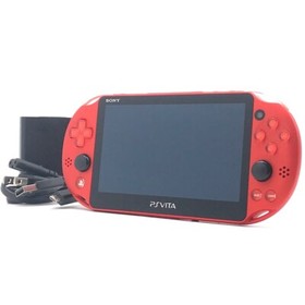 SONY PS Vita PCH-2000 Slim Metallic Red Wi-Fi FW:3.65 w/ Charger "Excellent+"