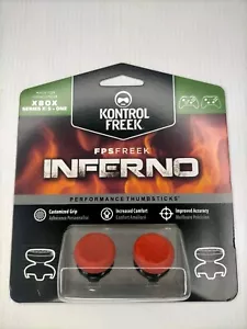 KontrolFreek Performance Red Inferno Xbox /1 Thumbstick Grip Controller TRACKED - Picture 1 of 4