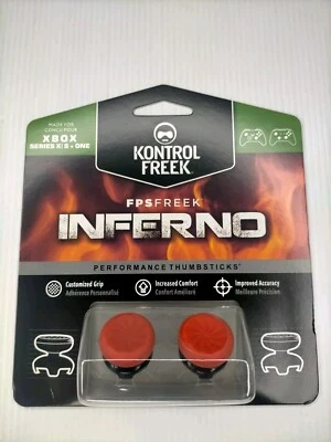 KontrolFreek Inferno Red Performance Thumbstick Grips Xbox One Series X/S TRACKE - Image 1 of 4