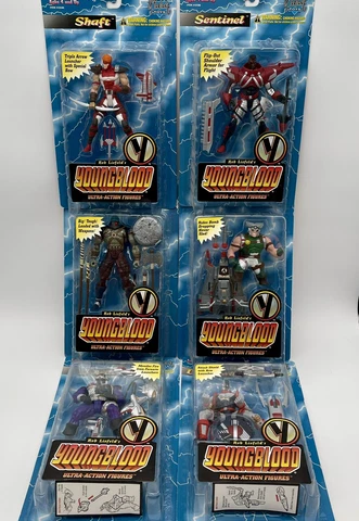 Vintage Series 1 YOUNGBLOOD Action Figure Lot McFarlane Toys 1995 Comics Rare Cover