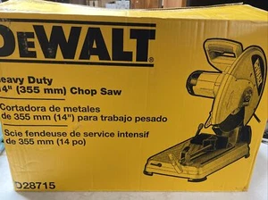 DeWALT D28715 14" 5.5HP Metal Chop Saw Quik Change Keyless Blade System O14 - Picture 1 of 17