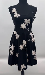 PINK Victorias Secret Dress Women Medium Black Sleeveless Tank Fit Flare Mini - Picture 1 of 10