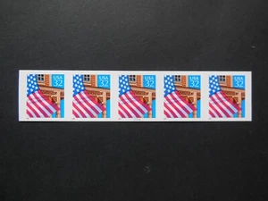 #2915a 32c Flag over Porch PNC5 #22222 MNH OG VF Self Adhesive - Picture 1 of 1