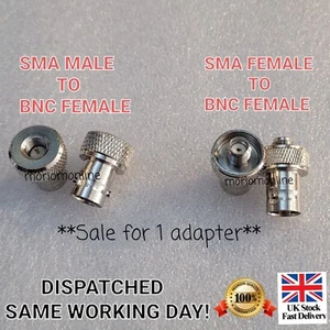 BNC Buchse auf SMA Stecker/Buchse Adapter (BNC F auf SMA M/F) 🙂 🙂 - Bild 1 von 5