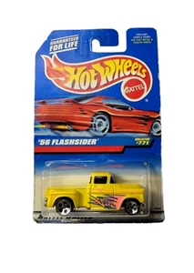 Hot Wheels 56 Flashsider Mattel 1998 Pickup ruck #771 Yellow Chevy - Picture 1 of 13