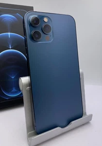 Apple IPhone 12 Pro Max - 256 Go - Bleu Pacifique (Débloqué) - Boîte Originale - Photo 1/6