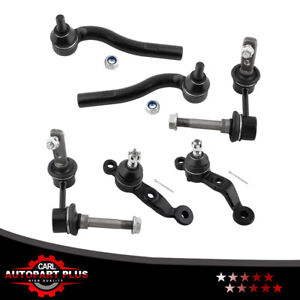 New Lower Ball Joints Outer Tierods Sway Bar Links For Lexus GS300 1998 - 2005