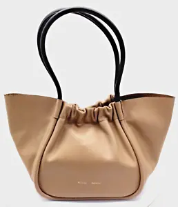 PROENZA SCHOULER RUCHED LEATHER TOTE WOMENS TAUPE HAND BAG RRP £830 AD - Picture 1 of 8