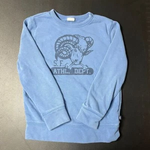 Gap Jungen blau San Francisco Frottee gefüttert Grafikdruck Rundhals Pullover Sweater - Bild 1 von 7