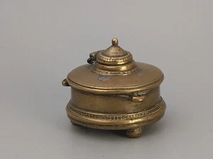 Antique Indian Hanging Oil Lamp - Picture 1 of 10