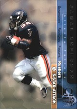 1999 Pacific Omega 5-Star Attack Falcons Football Card #13 Jamal Anderson