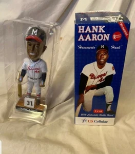 Hank Aaron 2013 Milwaukee Braves Uniform (Milw.Brewers)Bobble Head (NIB) - Picture 1 of 5