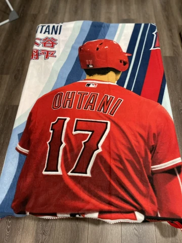 2019 Shohei Ohtani SGA Fleece Blanket 4/19/2019 LA Angels 48" x 56" Cover