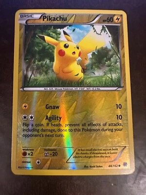 Pikachu 48/162 Breakthrough Reverse Holo - Image 1 of 2