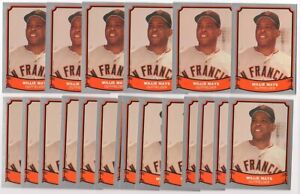 x20 Willie Mays 1988 Pacific Legends Series Baseball card lot/set Giants great!!
