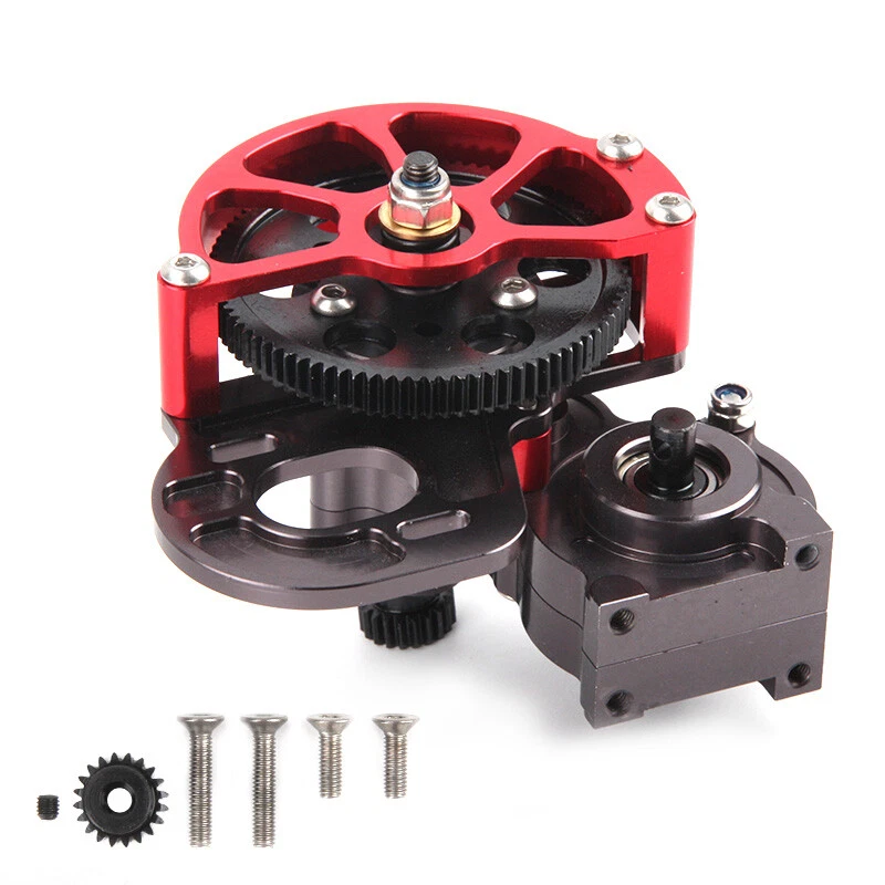 Alloy Machined Main Gearbox w/ Metal Gears for Axial SCX-10 Honcho, Jeep & Dingo - Image 1 of 1