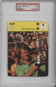 1977-79 Sportscasters Series 38 Geneva B The British Open #38-05 PSA 9 MINT