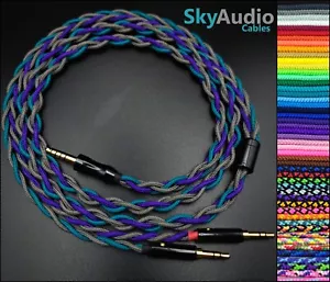 Cable de auriculares personalizado doble 3,5 mm Hifiman He400i amirón focal Elear Z7 Meze 109 - Imagen 1 de 5