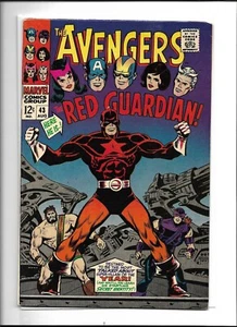 Avengers 43 VF/NM 1. App RED GUARDIAN Captain America Hercules Hawkeye Colonel - Bild 1 von 10