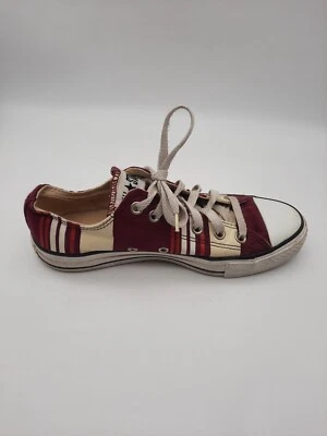 Zapato Deportivo Converse All Star Único Izquierdo Amputado Mujer Talla 8 Hombre 6 Rayas Foto 1 de 4