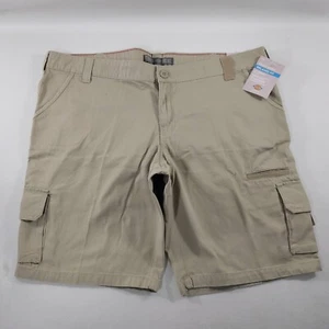 NWT Dickies Relaxed Fit Cargo Shorts Beige Womens Size 20 - Picture 1 of 6